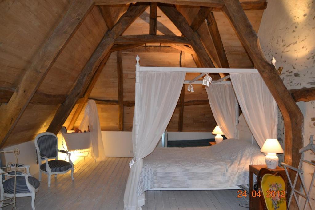 مبيت وإفطار دول دي بْروتانْيِ Manoir De Belle-Noe الغرفة الصورة