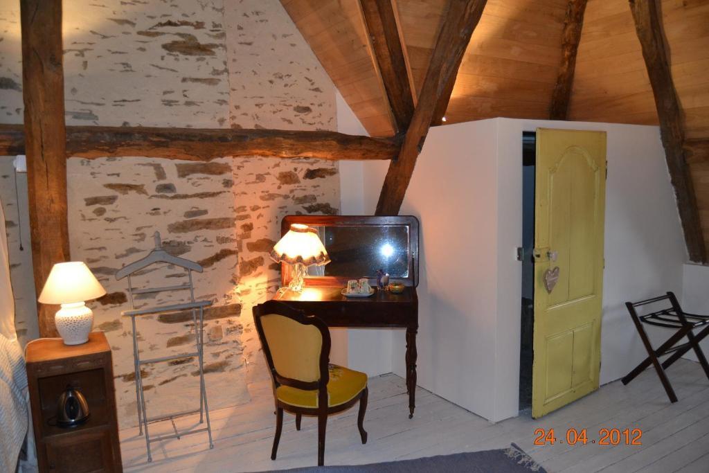 مبيت وإفطار دول دي بْروتانْيِ Manoir De Belle-Noe الغرفة الصورة