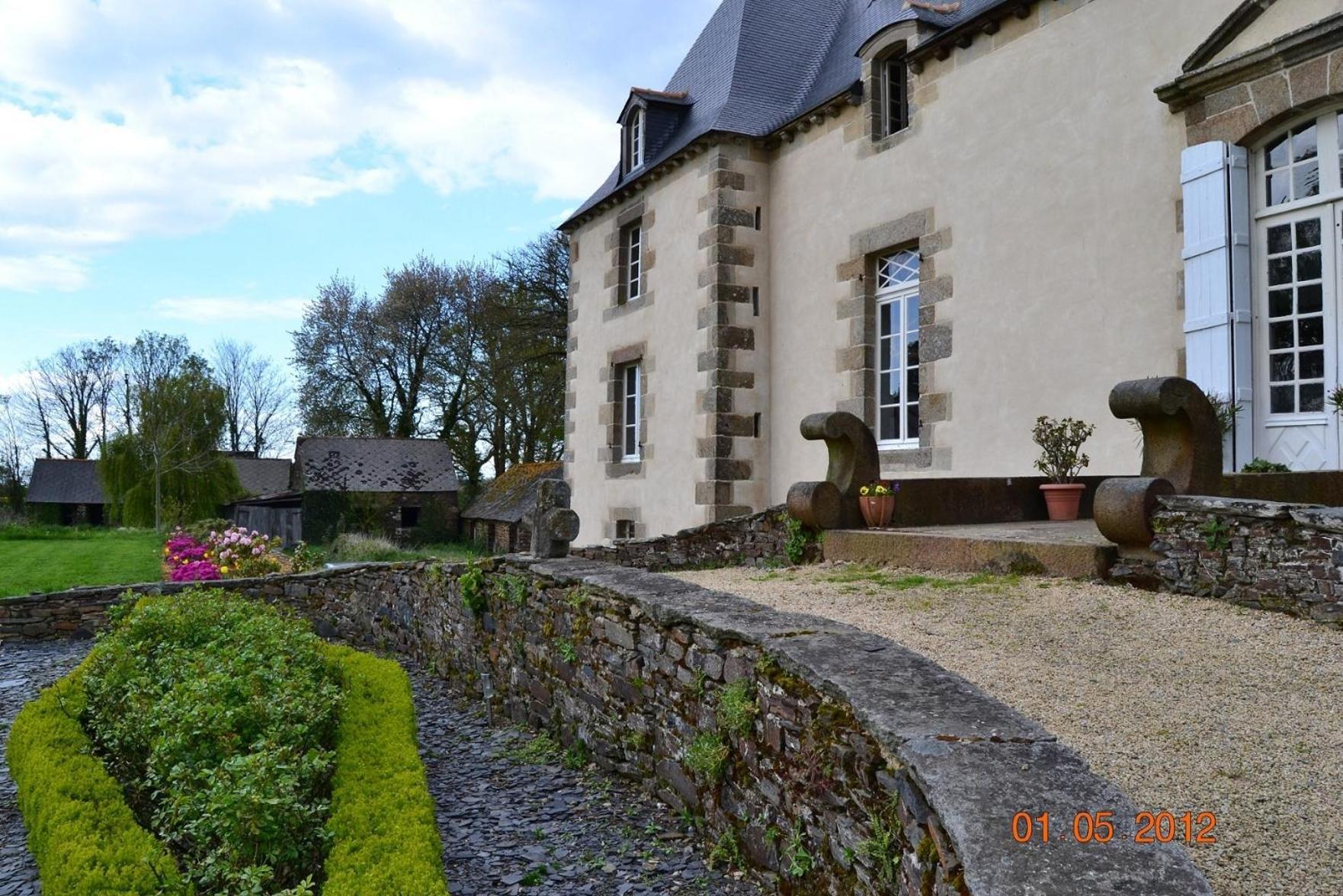 مبيت وإفطار دول دي بْروتانْيِ Manoir De Belle-Noe المظهر الخارجي الصورة